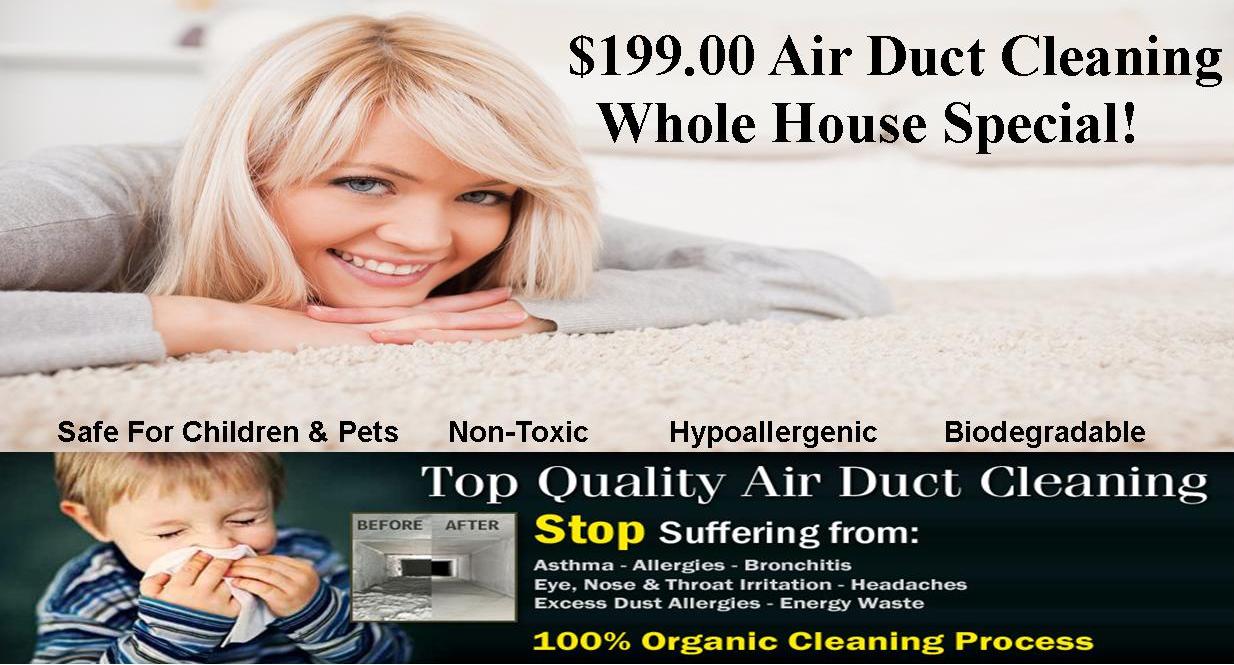 199 Air Duct Cleaning Myrtle Beach,SC Helps Allergy Sufferers Free